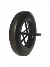 Heavy Duty Solid Barrow Wheels 14"x3.5"