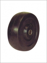 Hard rubber wheels, Solid wheels 6"x2"