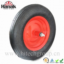 Wheelbarrow wheels, Green tire 14"x3.50-8