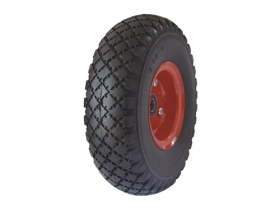 Flat free wheels 10"x3.00-4