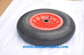 Wheelbarrow PU Foam Wheels 16"x4.00-8