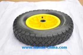 Wheelbarrow Puncture Proof Tires 16"x4.00-8